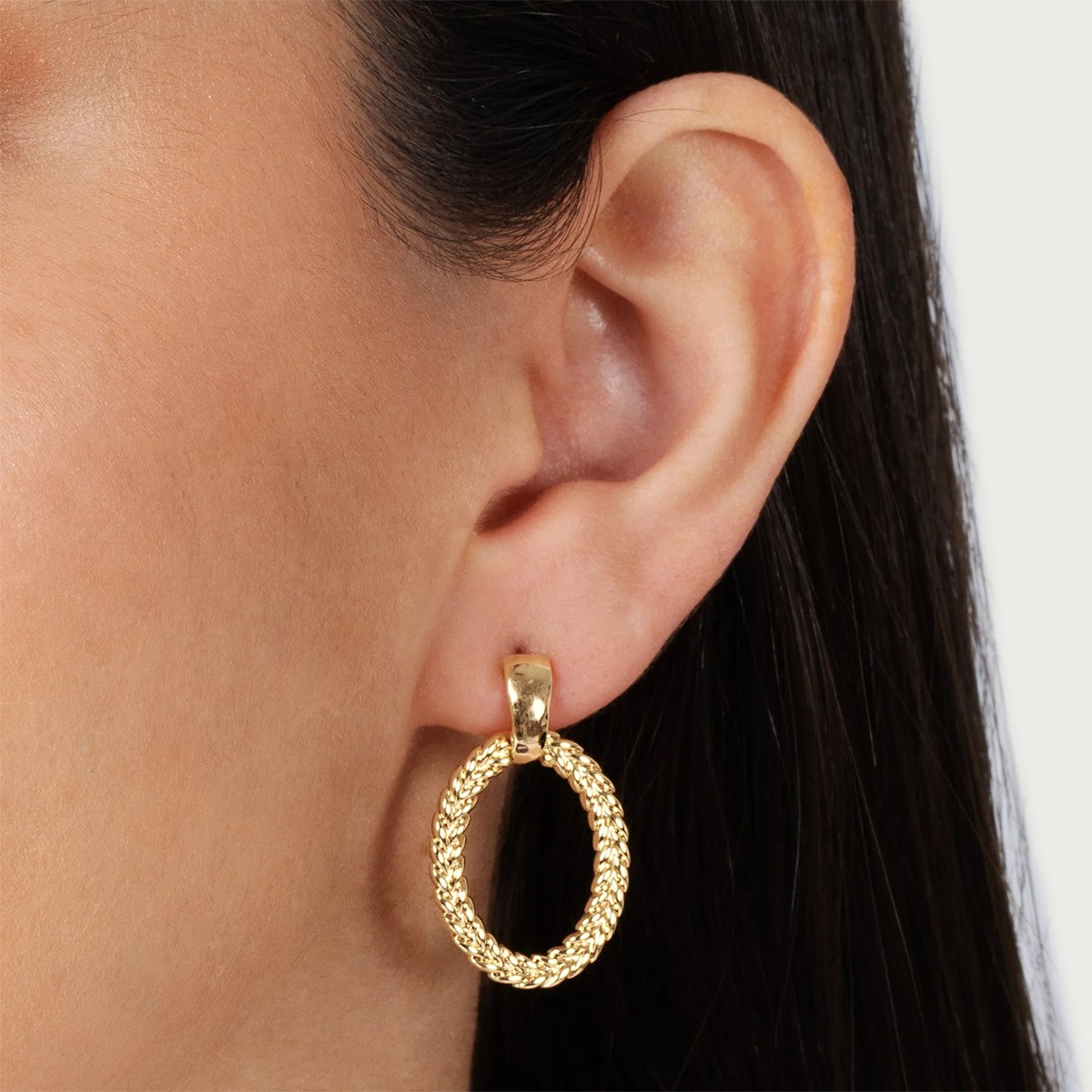 Anabel Aram Cheval Ring Earrings, Gold