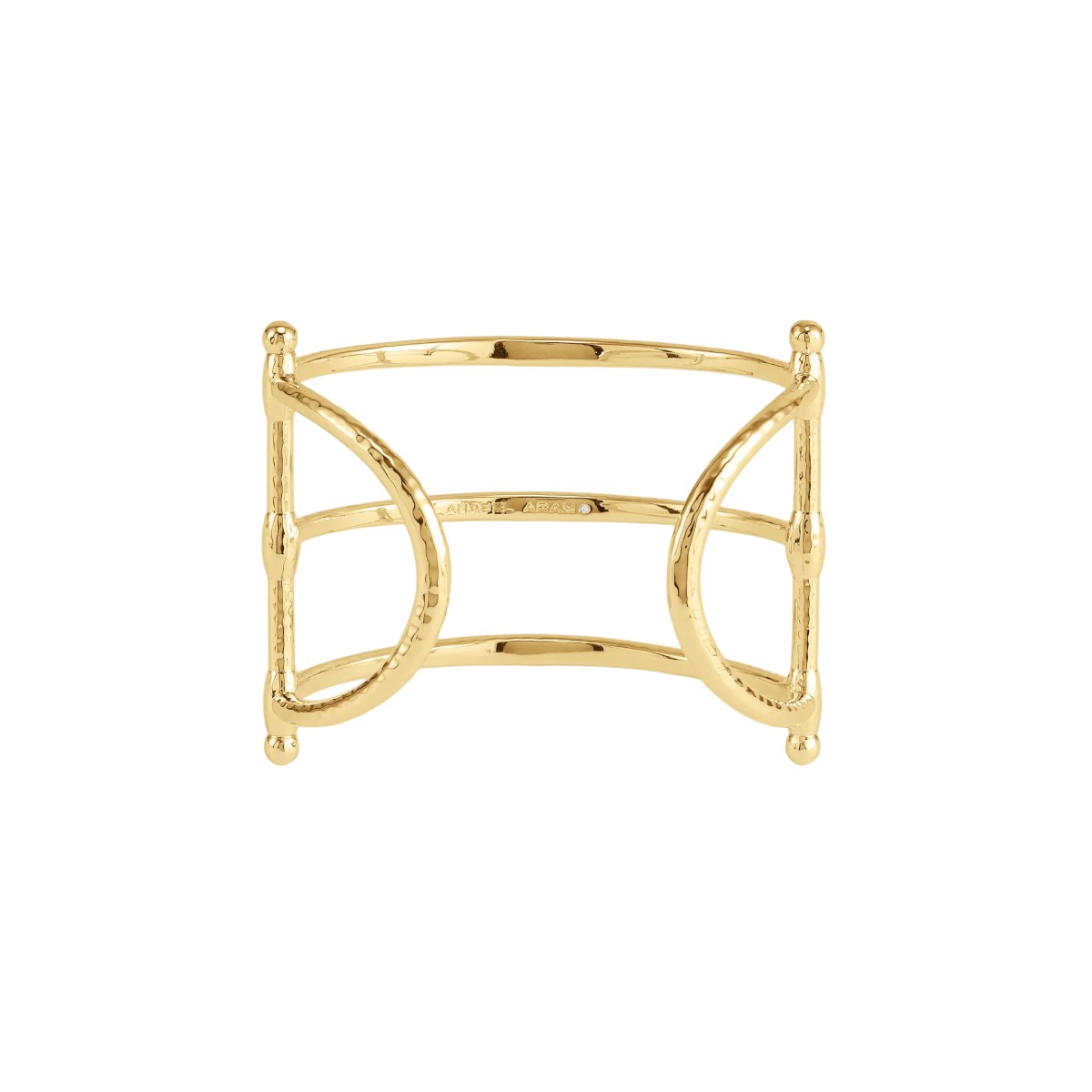 Anabel Aram Cheval Bit Cuff, Gold Dipped