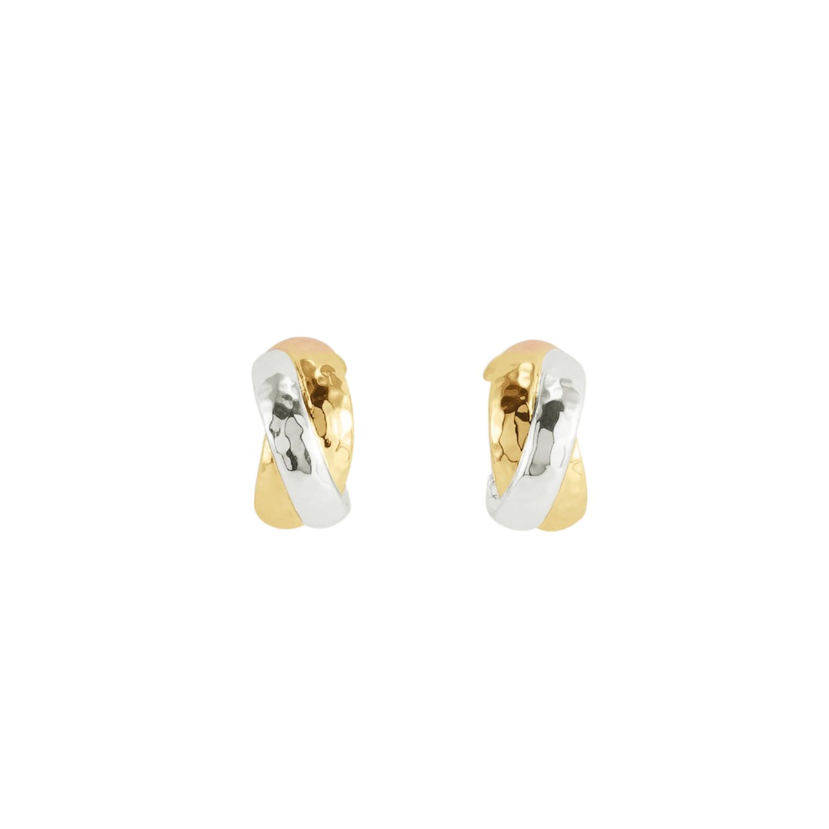 Anabel Aram Farrier Triple Huggie Hoop Earrings