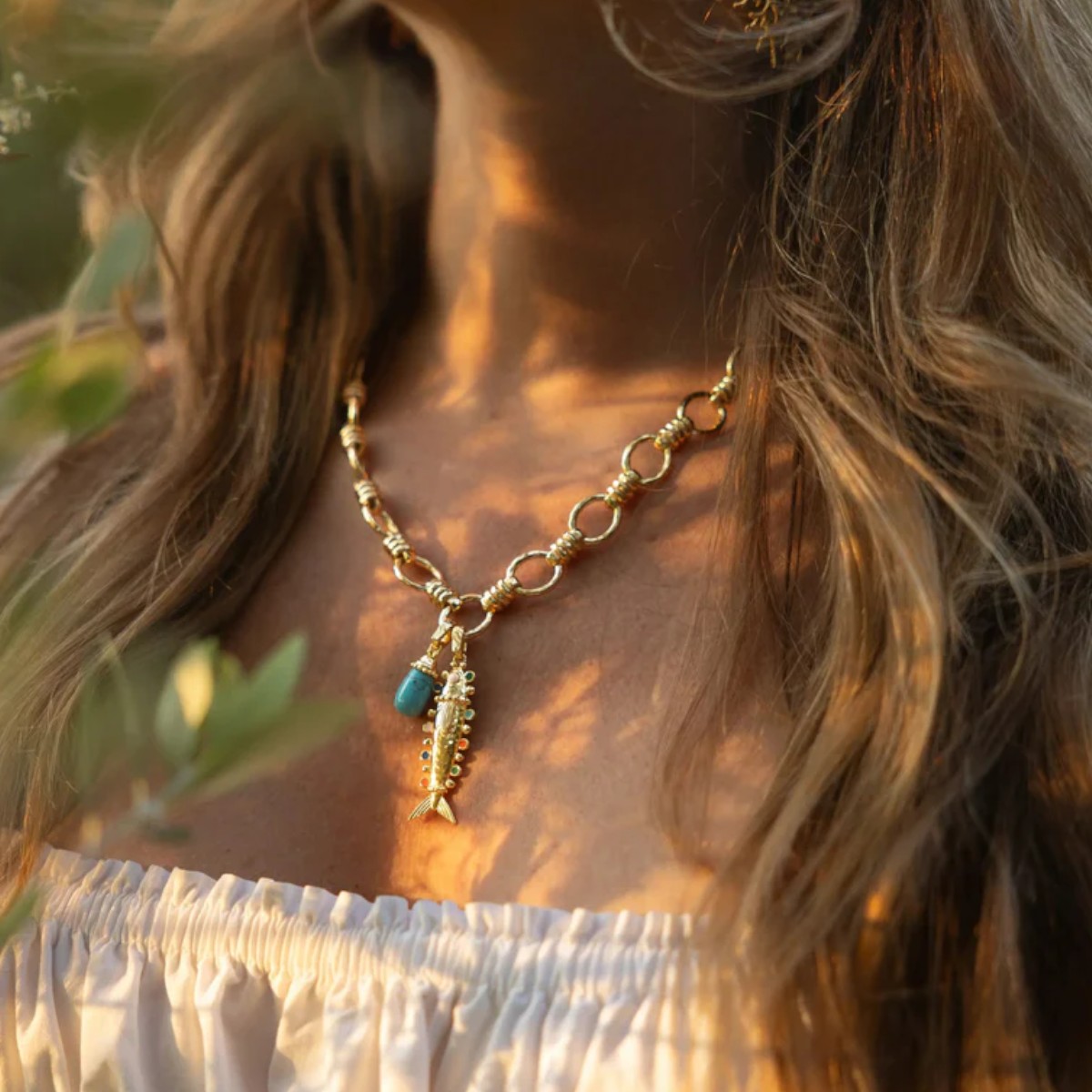 Anabel Aram Milos Fish Charm, Medium