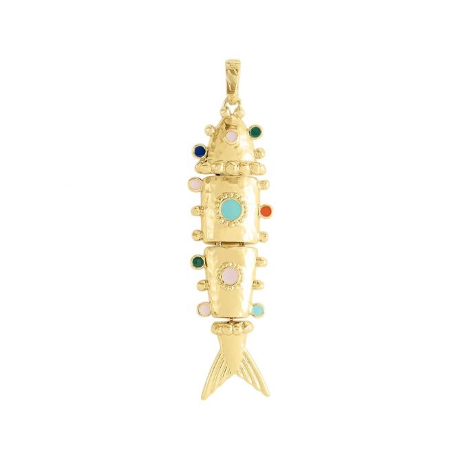 Anabel Aram Milos Fish Charm, Large