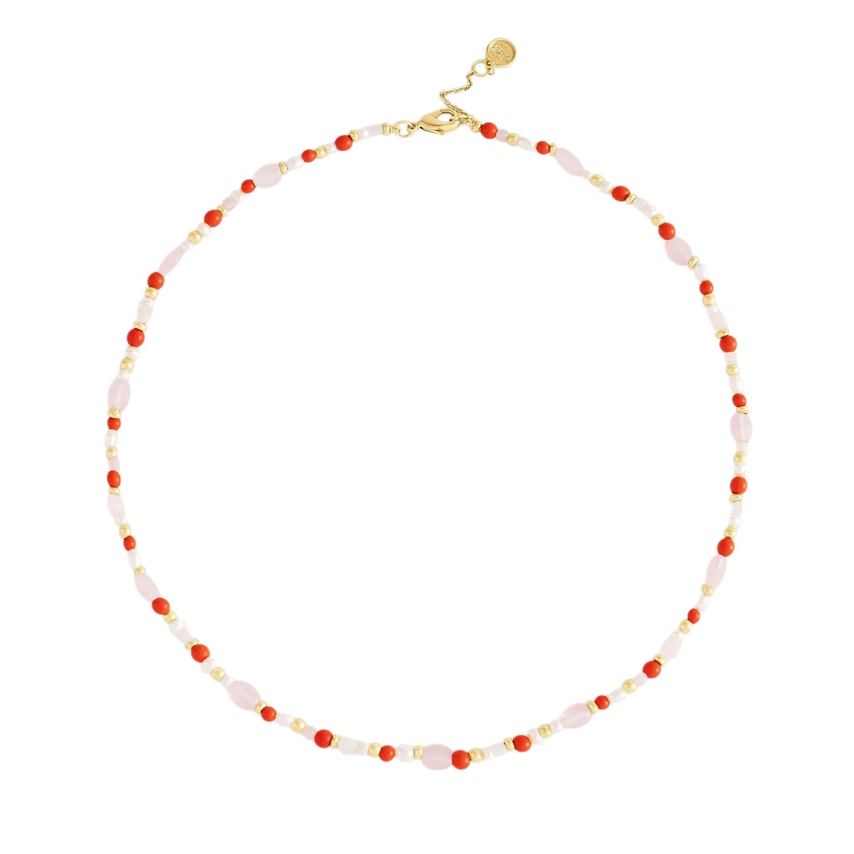 Anabel Aram Milos Beaded Necklace, Warm