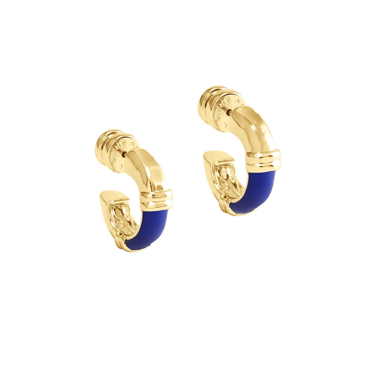 Anabel Aram Forza Huggie Hoop Earrings, Lapis