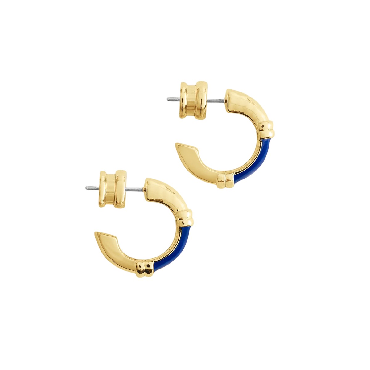 Anabel Aram Forza Huggie Hoop Earrings, Lapis