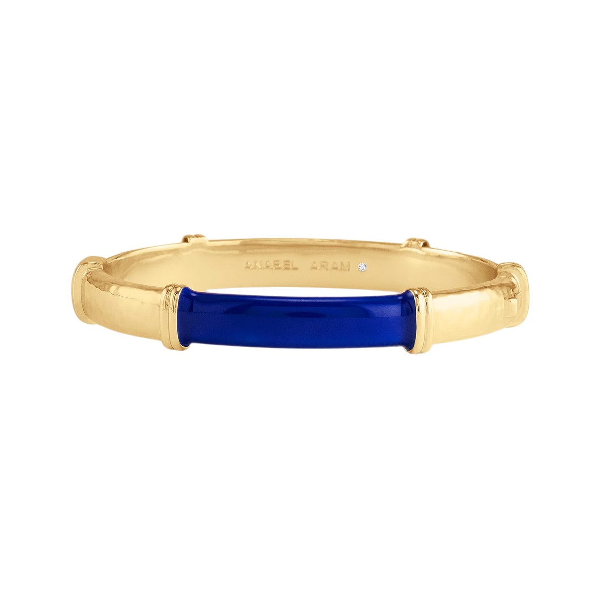 Anabel Aram Forza Hinged Bangle, Lapis