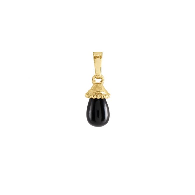 Anabel Aram Forza Stone Drop Charm, Black Onyx