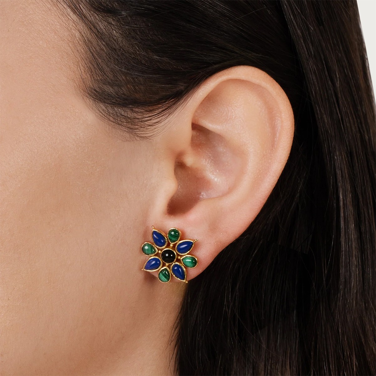 Anabel Aram Forza Fiore Stud Earrings
