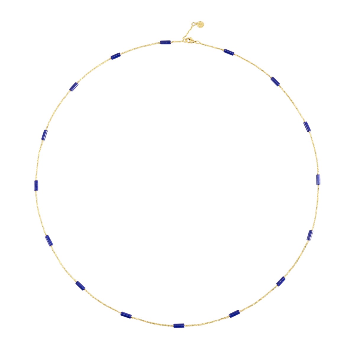 Anabel Aram Forza Long Chain Necklace, Lapis