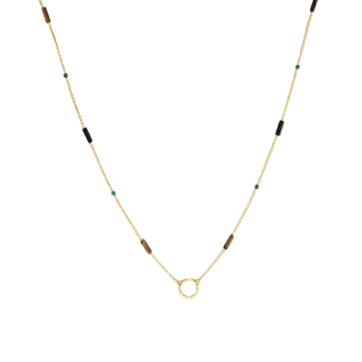 Anabel Aram Forza Long Chain Necklace, Multicolor