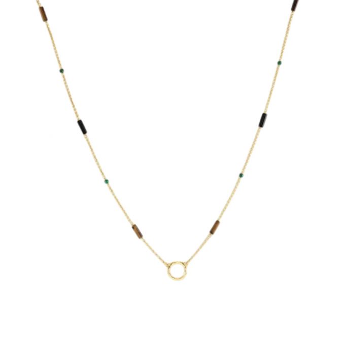 Anabel Aram Forza Long Chain Necklace, Multicolor