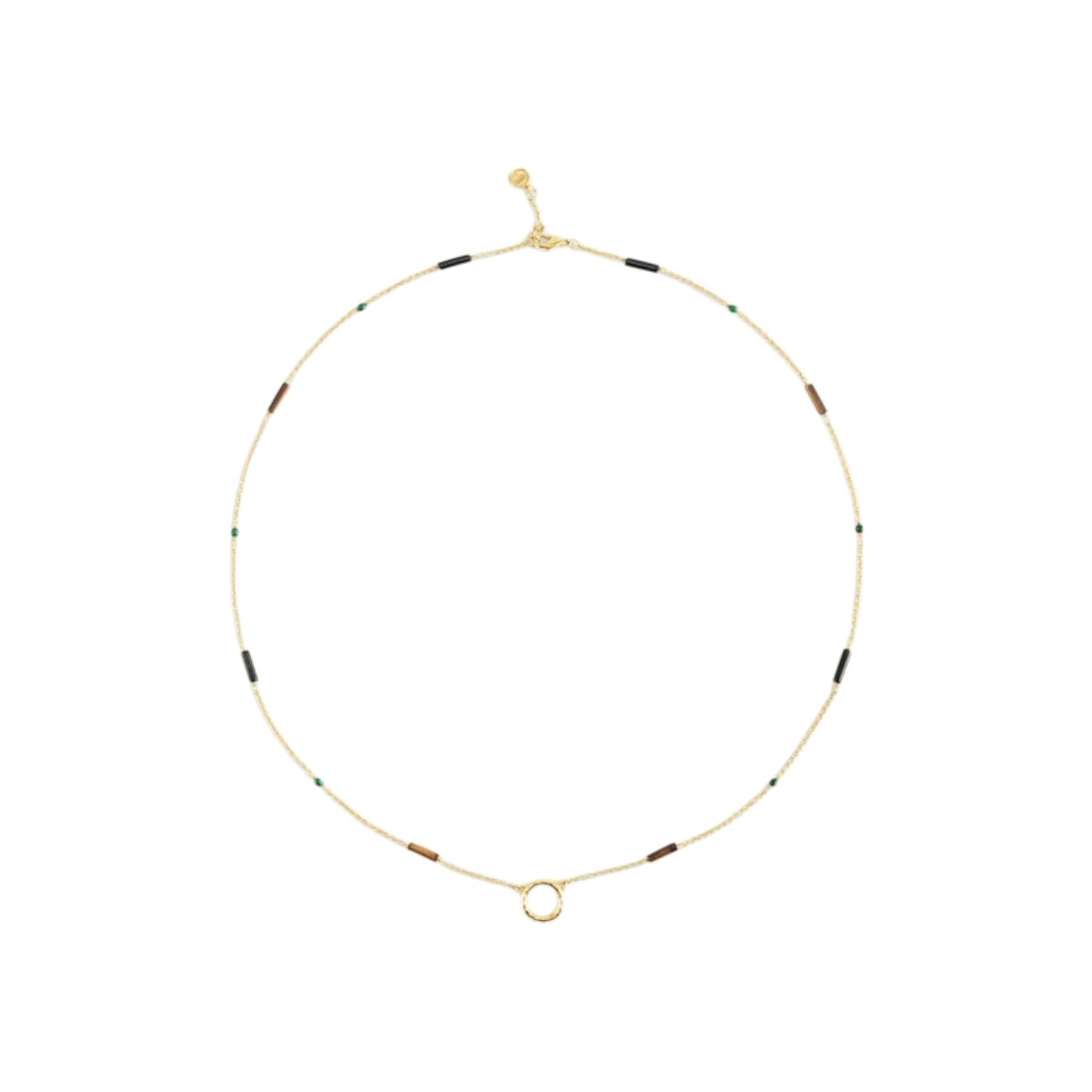 Anabel Aram Forza Long Chain Necklace, Multicolor