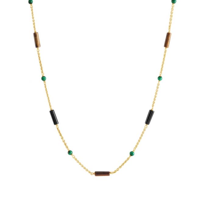 Anabel Aram Forza Chain Necklace, Multicolor
