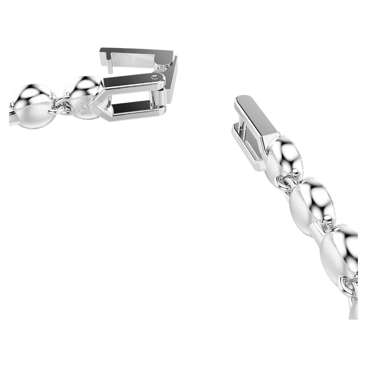 Swarovski Una Angelic Round Cut Bracelet, Blue Rhodium Plated