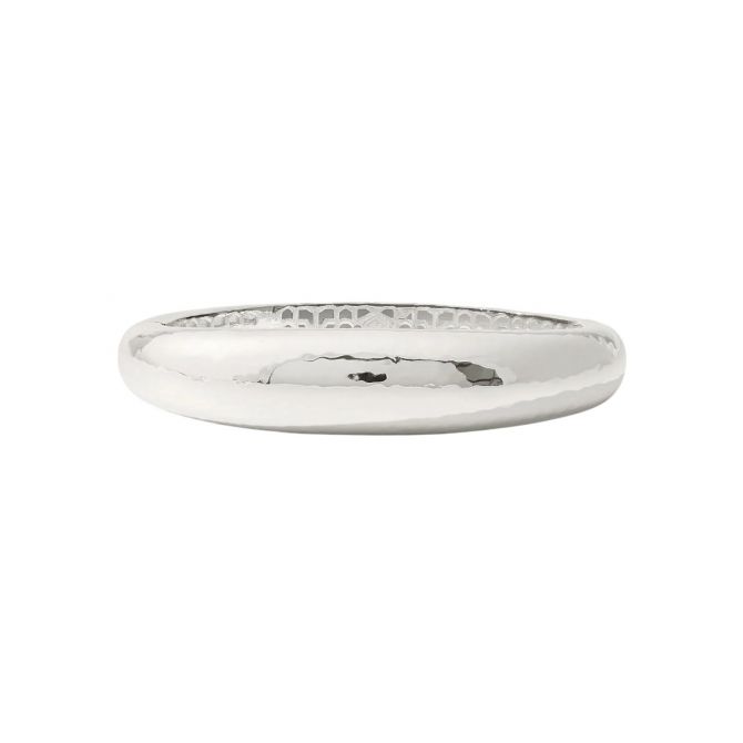 Julie Vos Catalina Demi Hinge Bangle, Silver