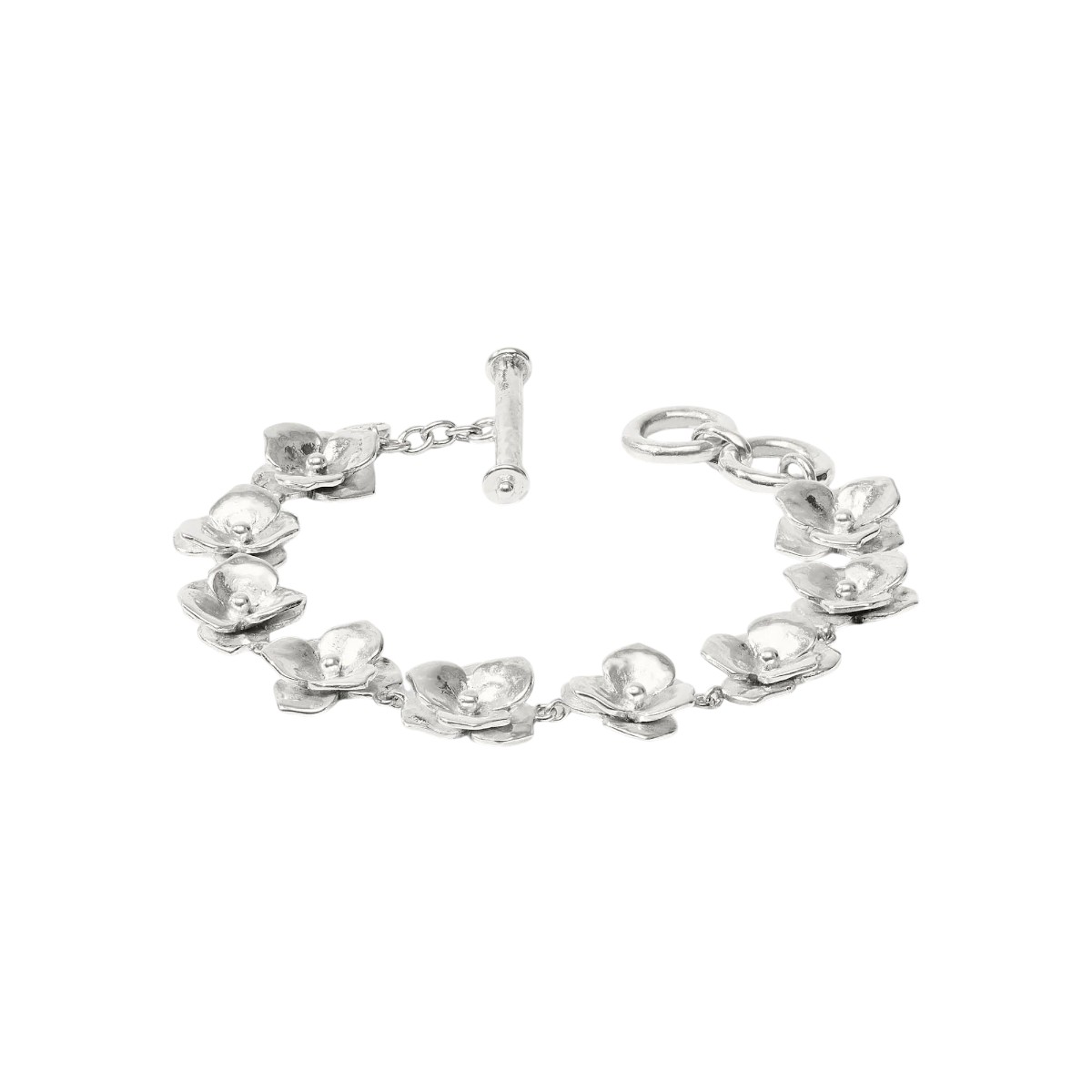 Julie Vos Bloom Bracelet, Silver