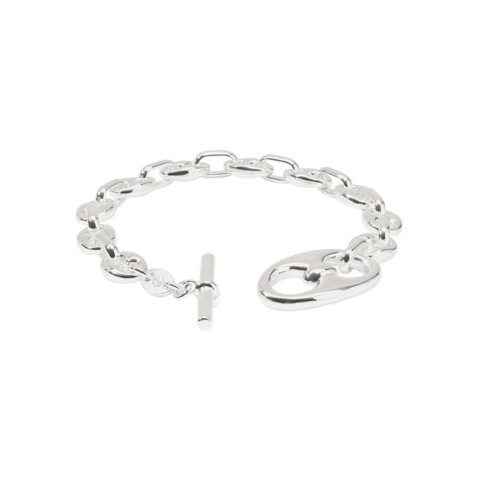 Julie Vos Laguna Demi Link Bracelet, Silver