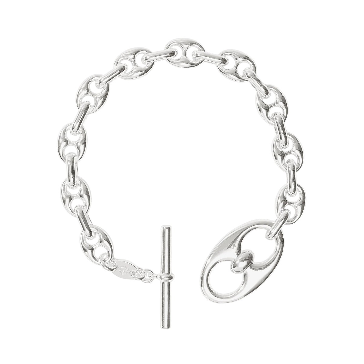 Julie Vos Laguna Demi Link Bracelet, Silver