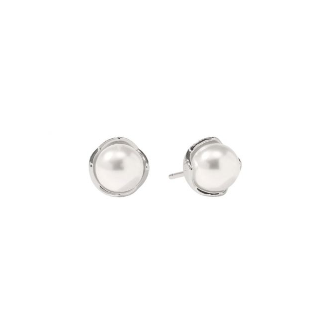 Julie Vos Penelope Stud Earrings, Silver and Medium