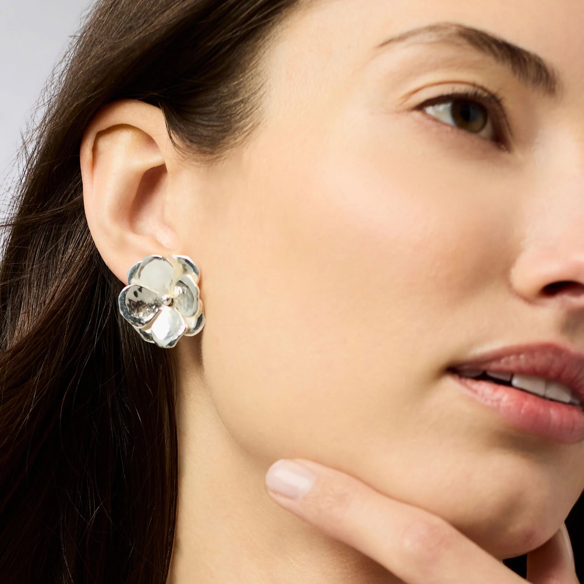 Julie Vos Bloom Statement Stud Earrings