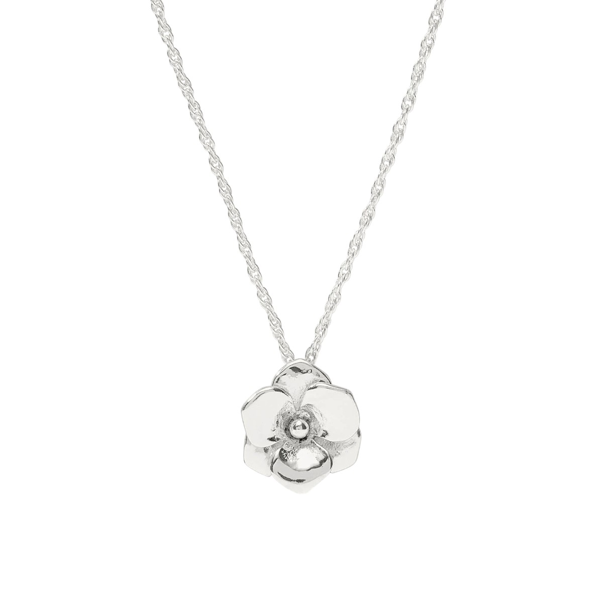 Julie Vos Bloom Delicate Necklace, Silver