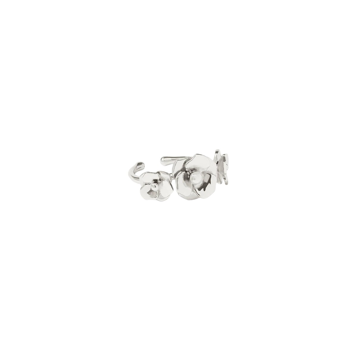 Julie Vos Bloom Ring, Silver