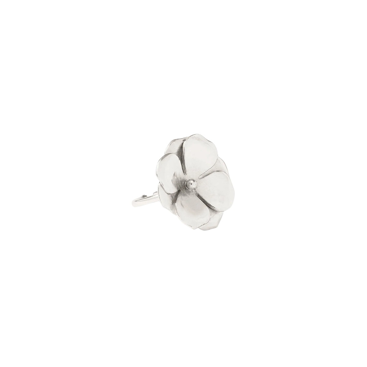 Julie Vos Bloom Statement Ring, Silver