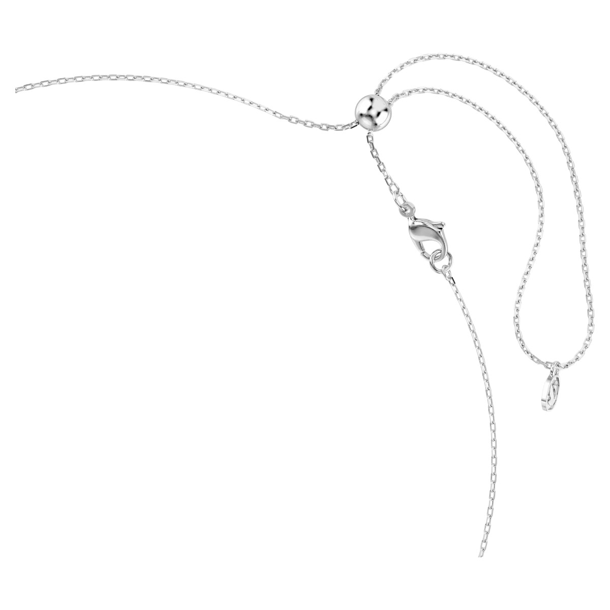 Swarovski Ariana Grande Mixed Cuts Dragonfly Y Pendant Necklace, Multicolored and Rhodium Plated
