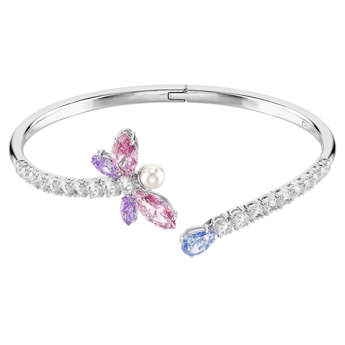 Swarovski Ariana Grande Mixed Cuts Dragonfly Bangle Bracelet, Multicolor in Medium
