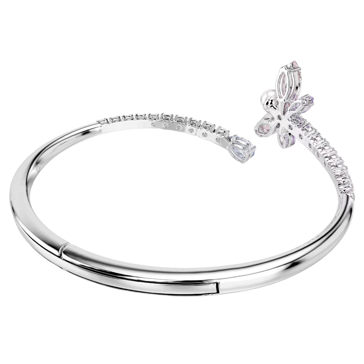 Swarovski Ariana Grande Mixed Cuts Dragonfly Bangle Bracelet, Multicolor in Medium