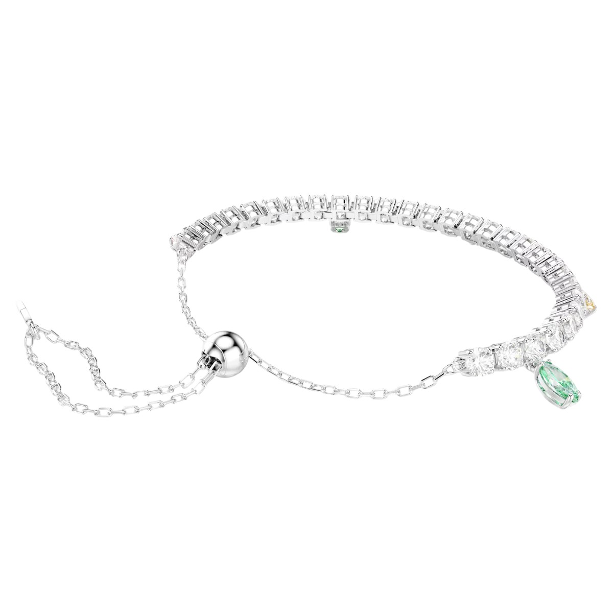 Swarovski Ariana Grande Mixed Cuts Bracelet, Multicolored and Rhodium Plated