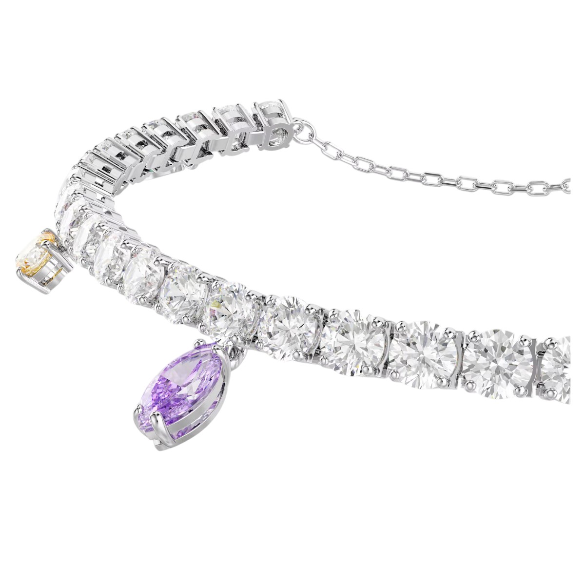Swarovski Ariana Grande Mixed Cuts Bracelet, Multicolored and Rhodium Plated