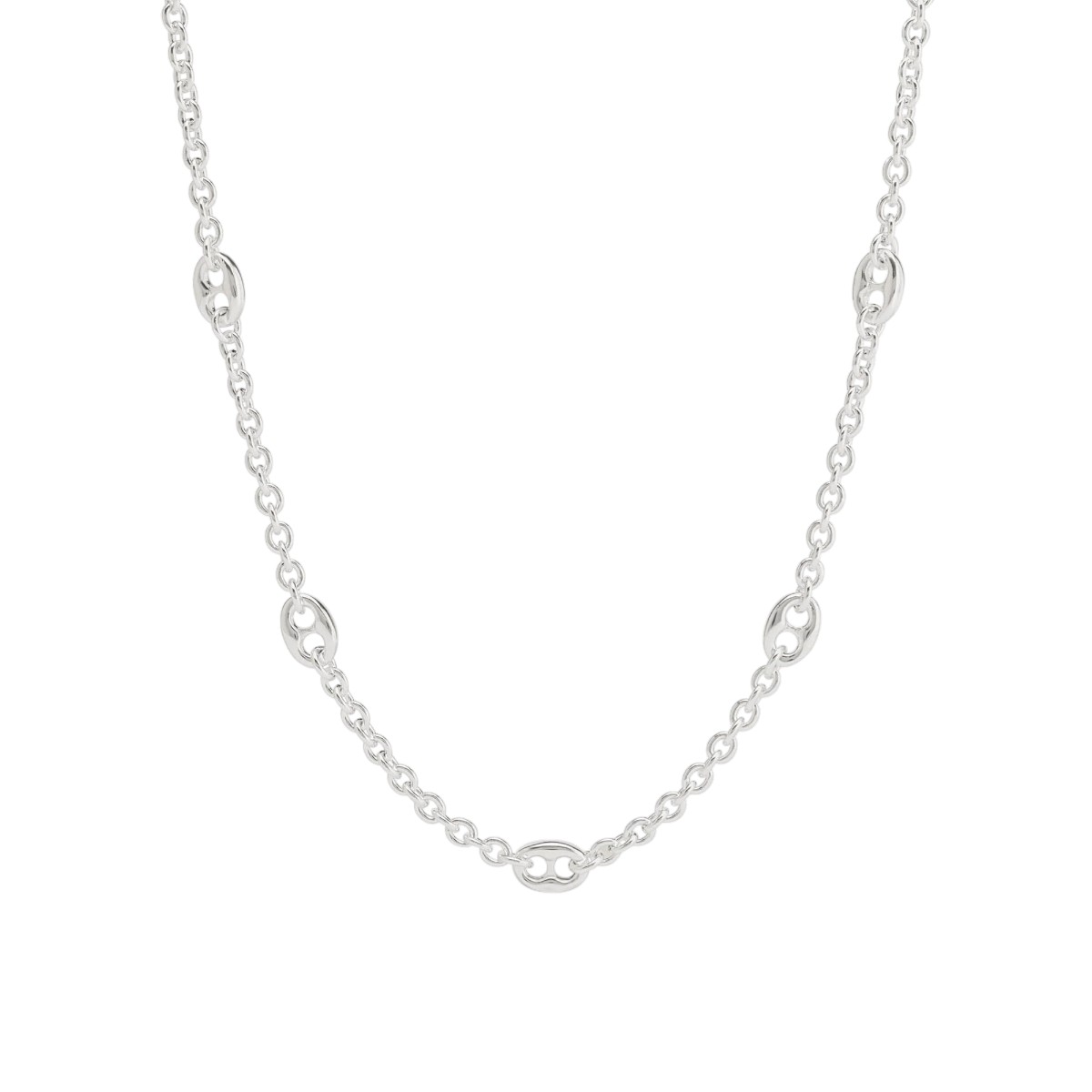Julie Vos Laguna Delicate Station Necklace, Silver