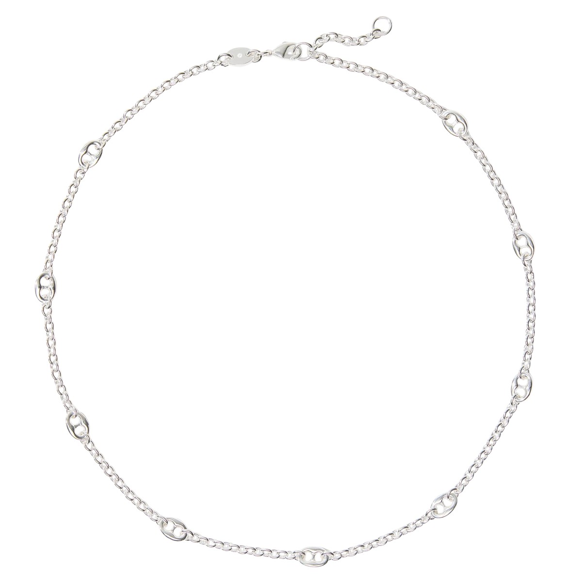 Julie Vos Laguna Delicate Station Necklace, Silver