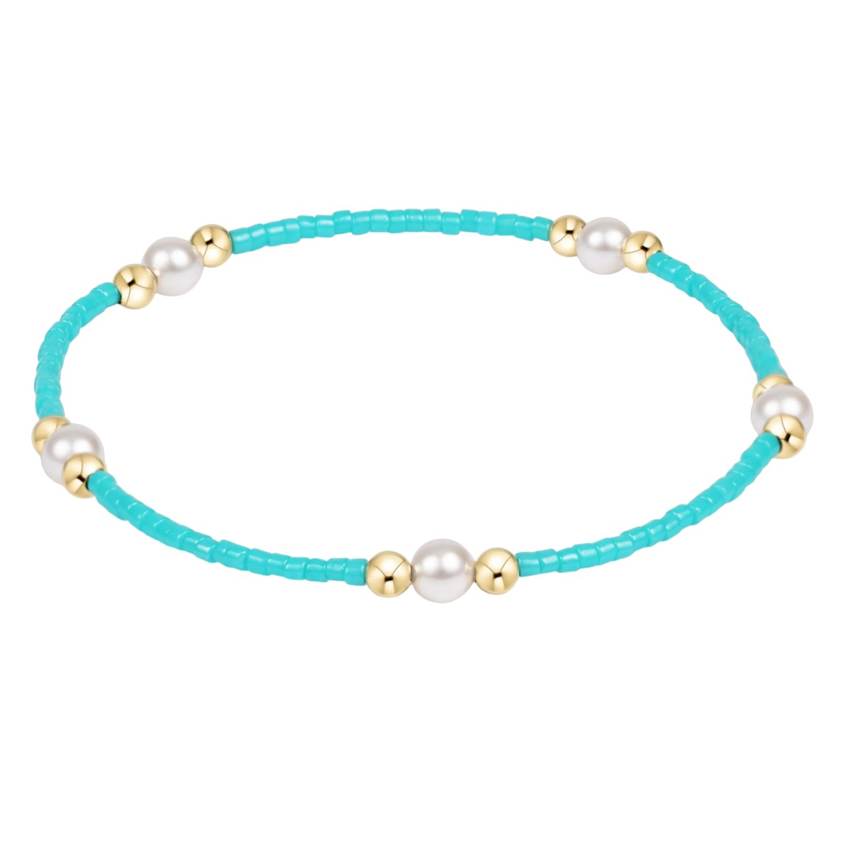 Enewton Hope Purpose Turquoise Pearl Bracelet, 6.25