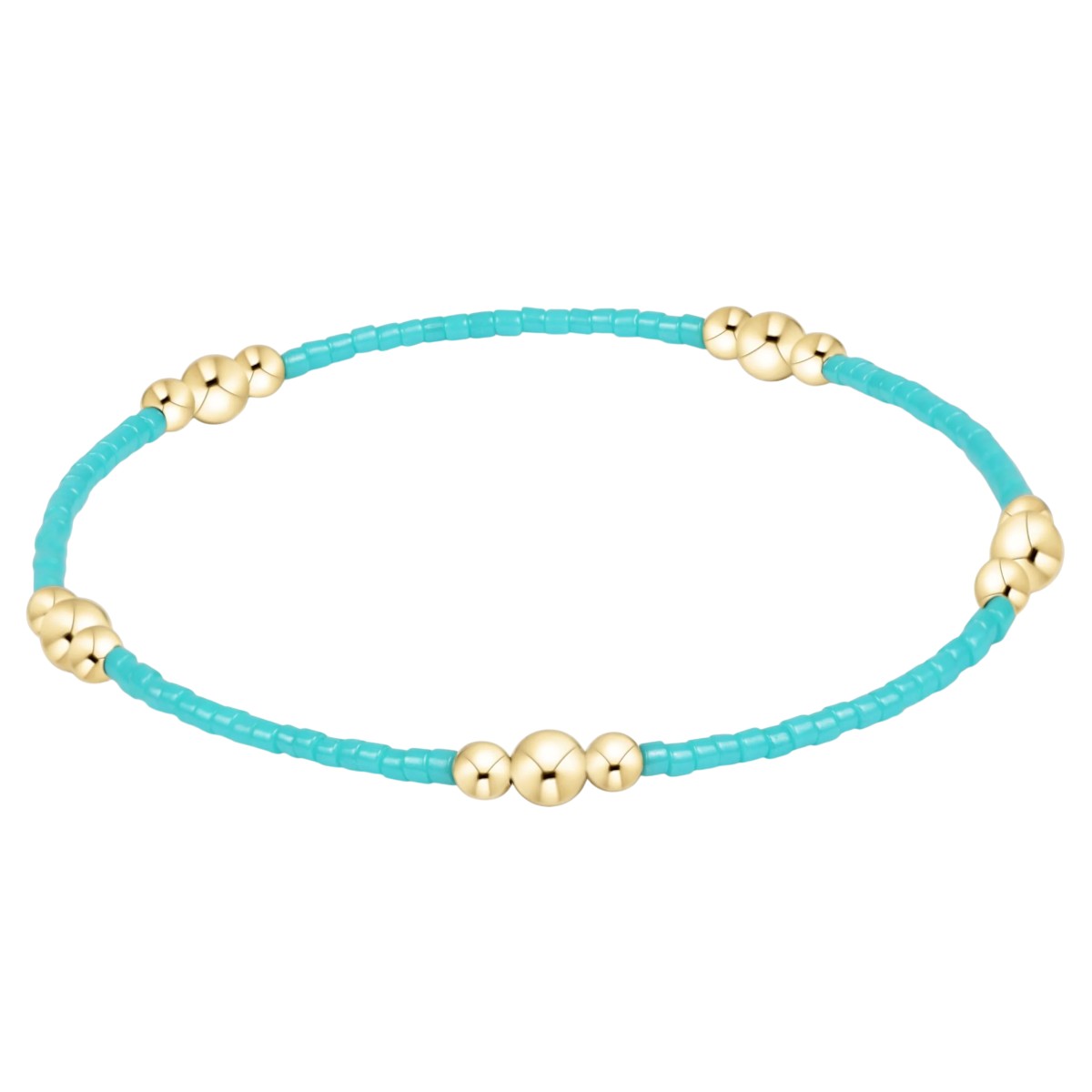 Enewton Hope Purpose Turquoise and Gold Bracelet, 6.25