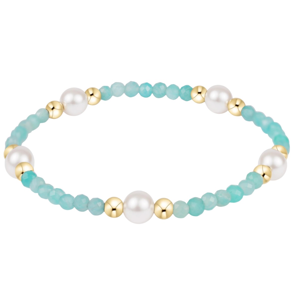 Enewton Purpose Pearl 6mm Amazonite Gem Bracelet, 6.25
