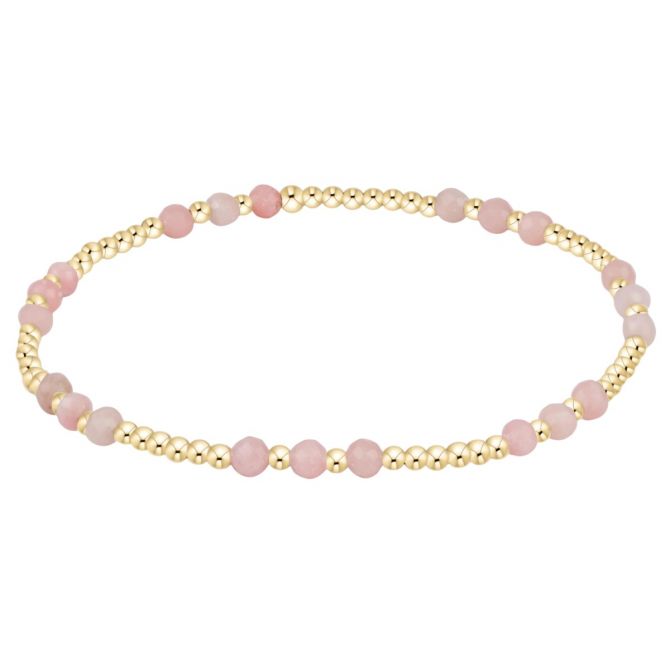 Enewton Joy Pink Opal Gem 3mm Bracelet, 6.25"