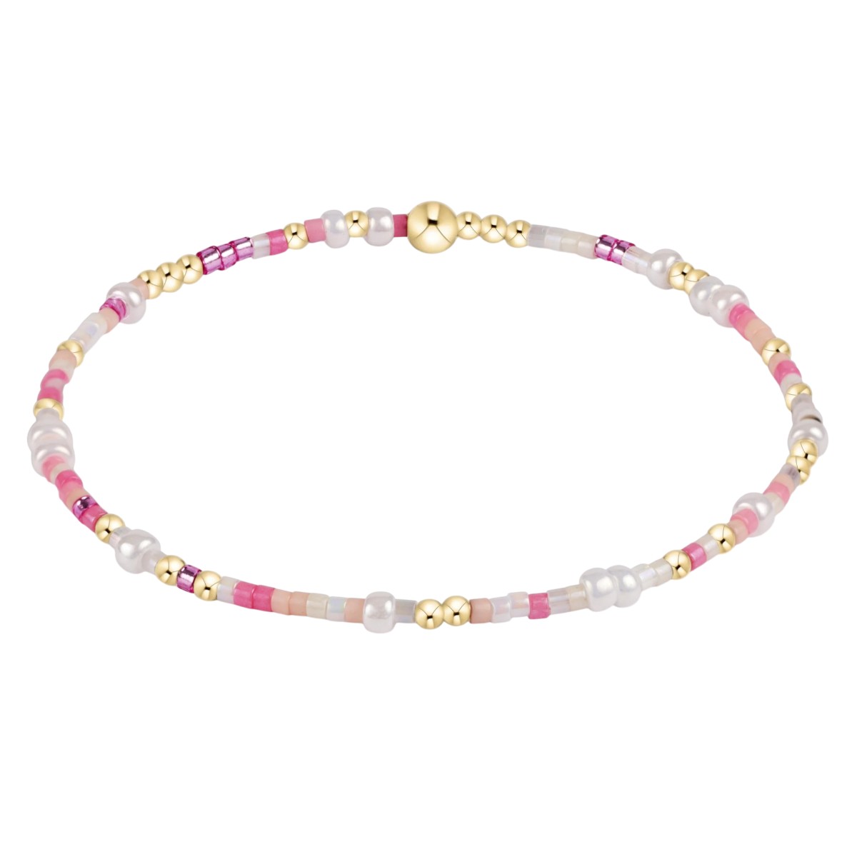 Enewton Hope Unwritten Kiss And Tell White and Pinks Mix Bracelet, 7.25