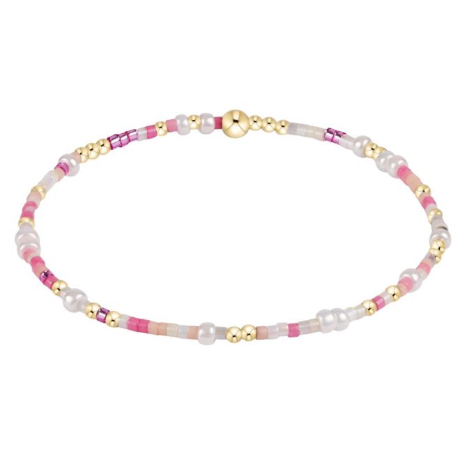 Enewton Hope Unwritten Kiss And Tell White and Pinks Mix Bracelet, 7.25"