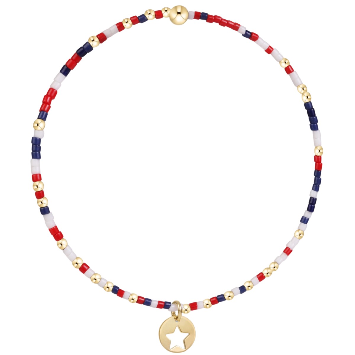 Enewton Hope Unwritten Bracelet, Firecracker Star Small Gold Disc