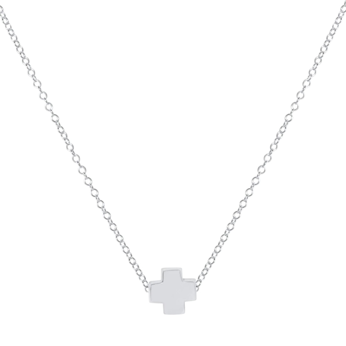 Enewton Signature Cross Sterling Necklace, 16