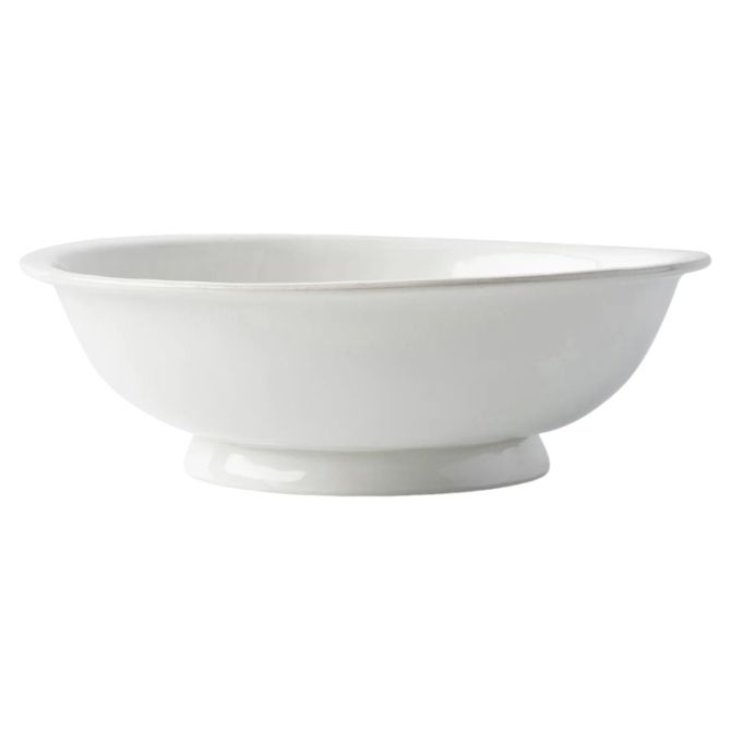 Juliska Puro Footed Fruit Bowl, Whitewash