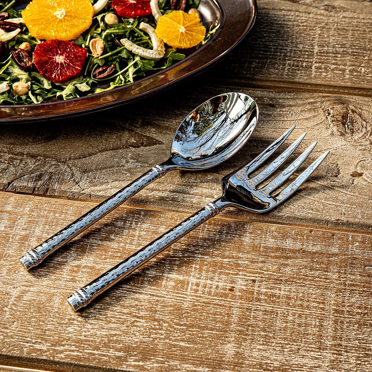 Juliska Graham Polished Hostess 2 Piece Silverware Set, Gift With Purchase
