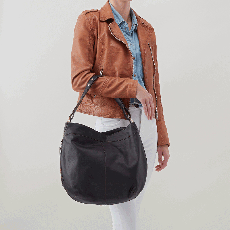 Hobo Port Handbag, Black