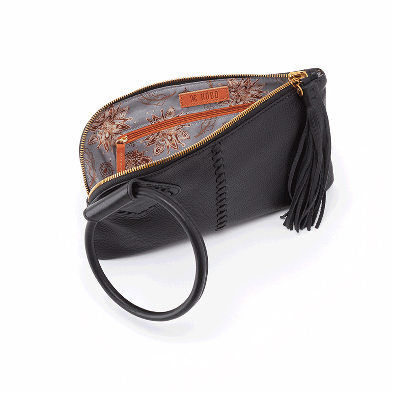 HOBO Sable Clutch, Black