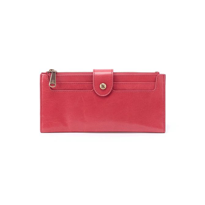 HOBO Dunn Wallet, Red
