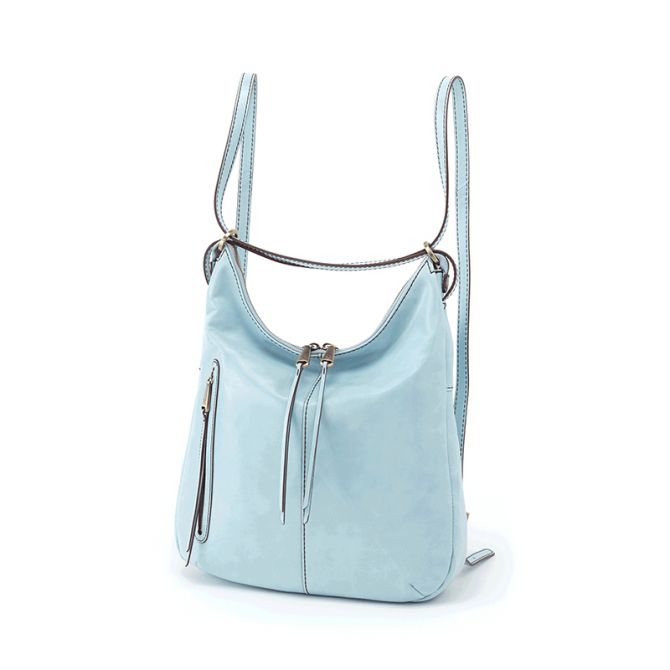 HOBO Merrin Handbag, Whisper Blue | VI-35641WHSPR | Borsheims display picture 1