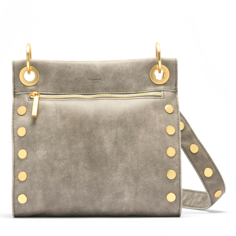 Hammitt Tony Medium Bag, Pew/Brushed Gold