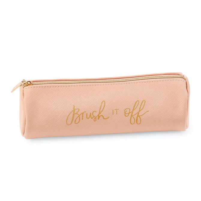 Mud Pie Brush It Off Leather Bag