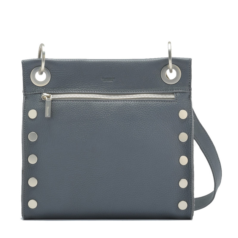 Hammitt Tony Medium Bag, Stone and Brushed Silver